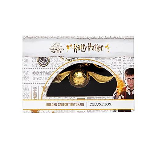 Bizak Harry Potter Llavero Snitch Dorado de 12 cm, llévatelo a todos los lados,...