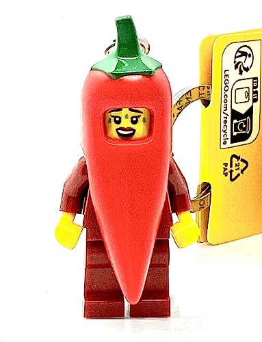 LEGO Llavero de chilischoten-Mädchen – Minifigur 854234 Llavero con Chili...