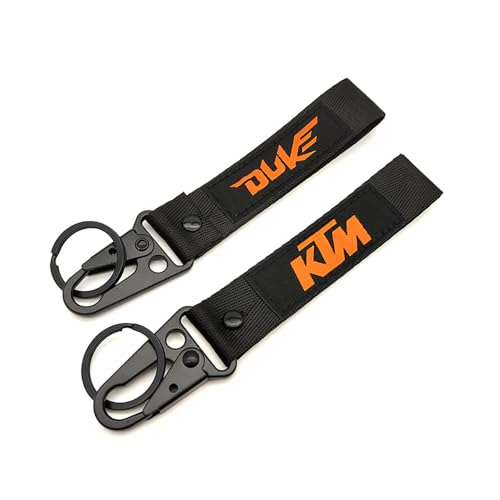 WRFUU Llavero personalizado con bordado de poliéster para motocicleta, moto...