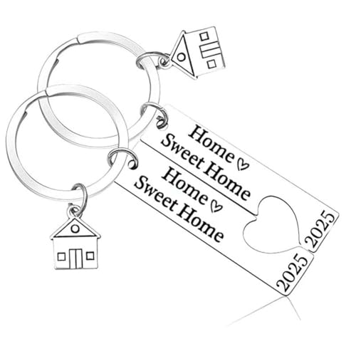 XURJUMI Llavero De 2 Piezas,Llavero Personalizado,Our First Home Llavero,Llavero...