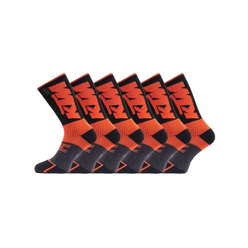 KTM Calcetines Altos Ktm/1/Chsx6, Negro, 43-46 para Hombre
