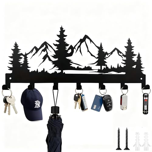FENGCHUANG Colgador Llaves Pared, Porta Llaves de Pared 7 Ganchos, Colgador...