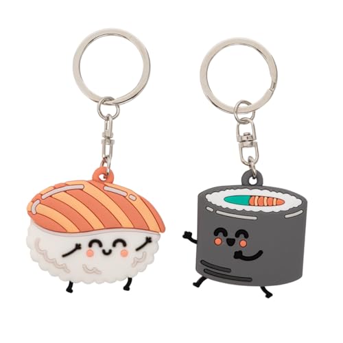 Mr. Wonderful - Set of 2 keyrings - Sushi grandes