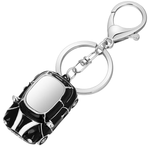ABOOFAN Llavero Mini Coche De AleacióN Con DiseñO Creativo Y Lentejuelas De...