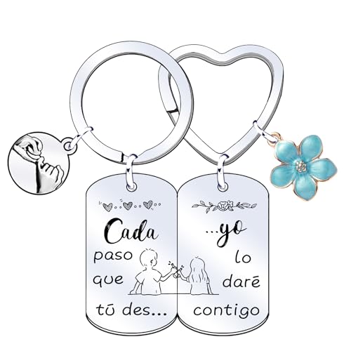 JRZDFXS Llaveros Personalizados Para Parejas, Llaveros-Con Llavero De Coche,...