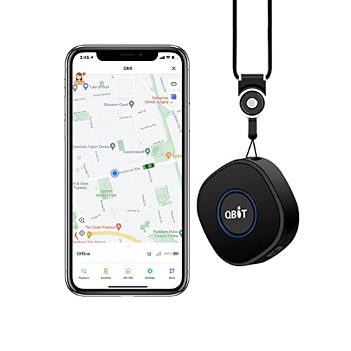 Mini Localizador GPS para Niños con Lncoon App, GPS Tracker Tiempo Real Botón...