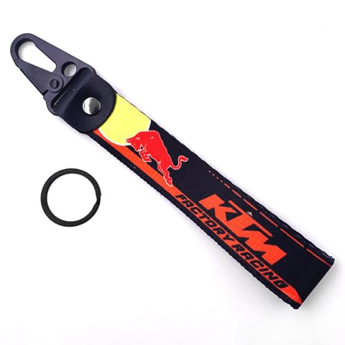 WRFUU Llavero Personalizado con Bordado de poliéster para Motocicleta, Moto...