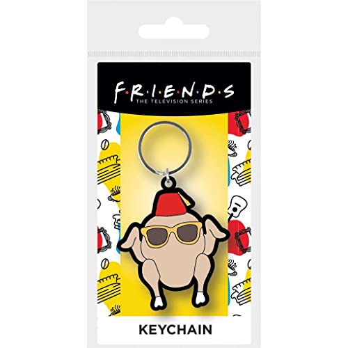 FRIENDS Turkey Rubber Keyring Llavero, Unisex-Adulto, Multicolor (Multicolor),...