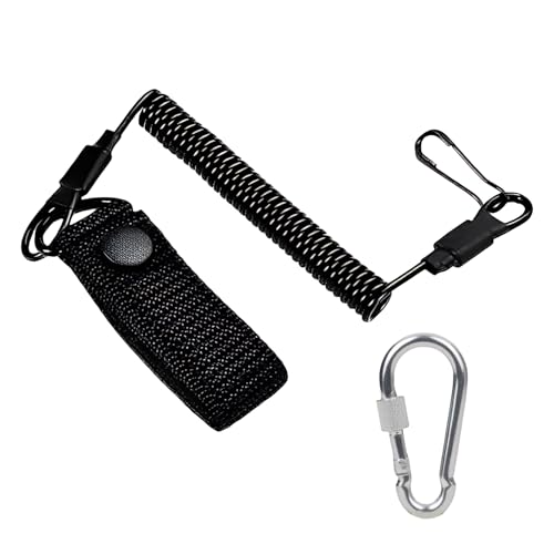 LuxStellar Llavero de paracord con llavero en espiral, ideal para equipos de...