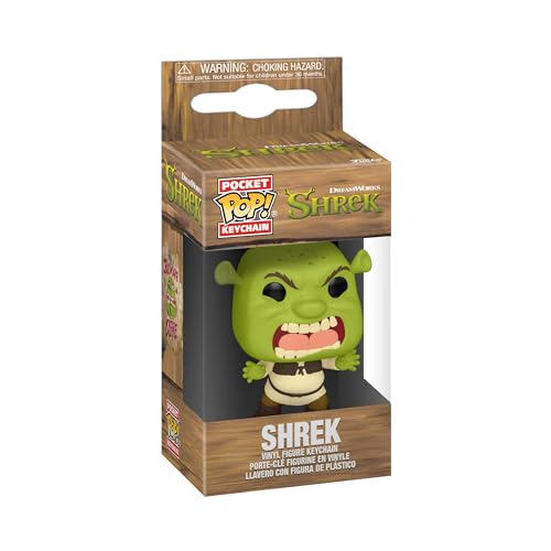 Funko Pop! Keychain: Shrek Dream Works 30th - Scary Shrek - Minifigura de Vinilo...