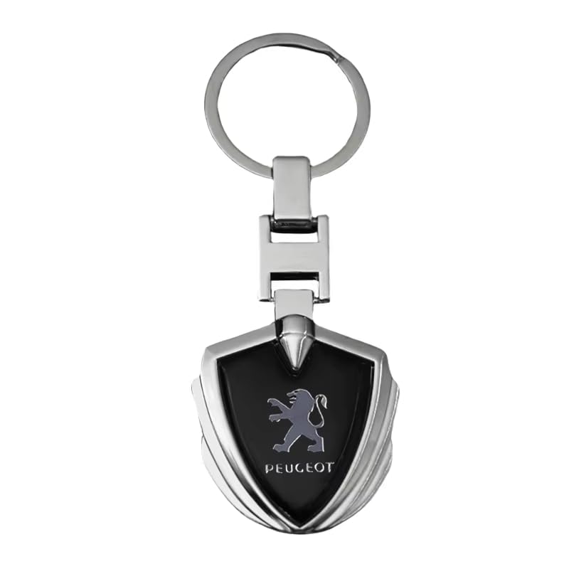 JIYIFAN Llavero de Coche para Peugeot 5008 4008 3008 2008 508 408 308 208 108...