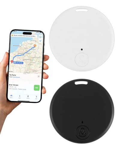 Localizador de Llaves Bluetooth5.2 2Pcs Rastreador GPS con Etiqueta Inteligente...