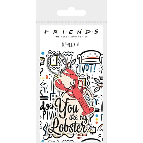 Friends RK38950C Llavero de goma, multicolor