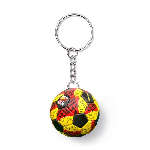 Suuwwn 6 llaveros de fútbol, llaveros de fútbol para niños, regalo de...