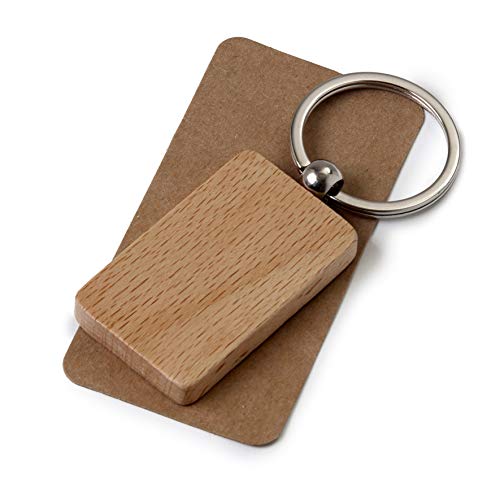 Mopec MW5 Llavero Madera Rectangular, 3 x 5.2 cm, Multicolor, Normal
