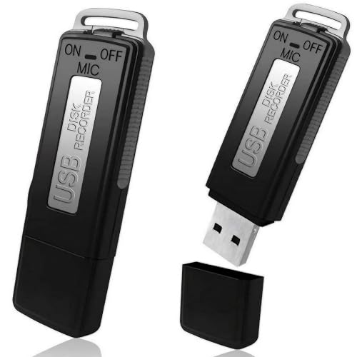 Grabadora de Voz Digital USB | Mini Grabadora de Voz Portátil 8 GB | Grabador...