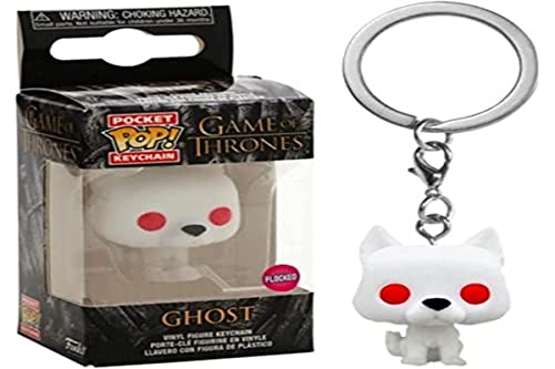 FUNKO POP Keychain Llavero Juego DE Tronos Fantasma Terciopelo Flocked EDICION...