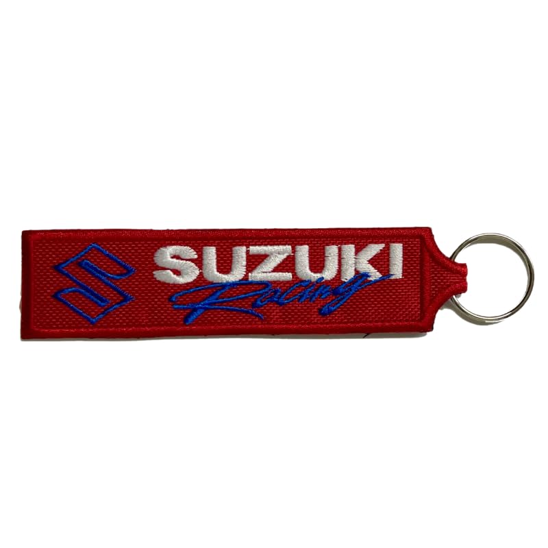 Lousãtextil Llavero Bordado – Suzuki Racing (Rojo)