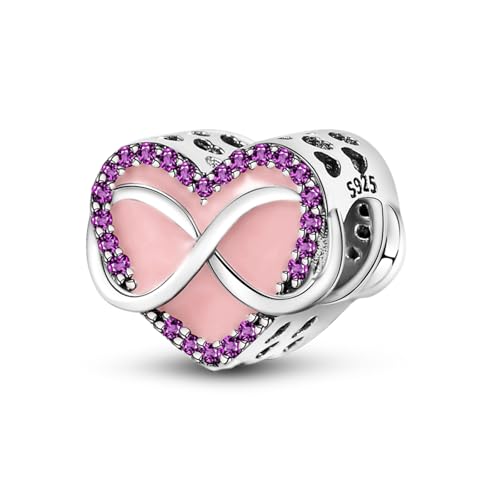 YIXUAN Charms Amor Eterno Compatibles con Pulseras Pandora para Collar de Plata...