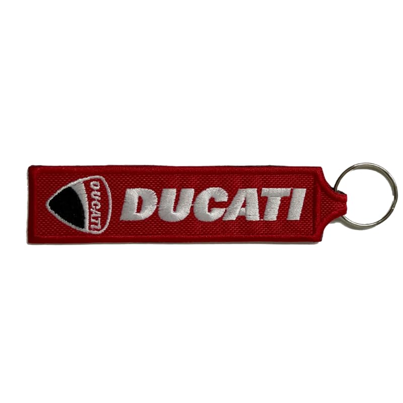 Lousãtextil Llavero Bordado – Ducati (Rojo)