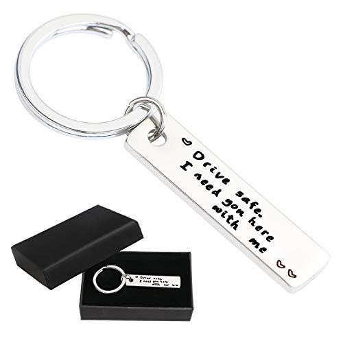 EDATOFLY Llavero Drive Safe de Acero Inoxidable Regalo Creativo y Personalizado...