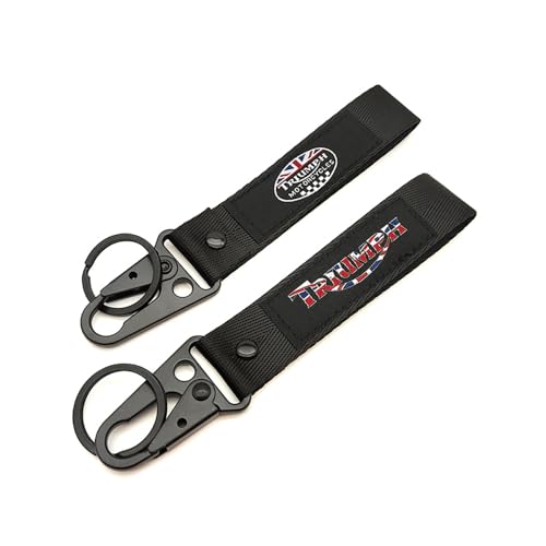 WRFUU Llavero Personalizado con Bordado de poliéster para Motocicleta, Moto...