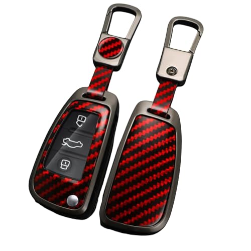 OTMIK Aleación de Zinc Fibra de Carbono Fundas para Llaves de Coche Apto para...