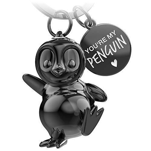 Llavero con pingüino de FABACH Breezy – pingüino amuleto de la suerte,...