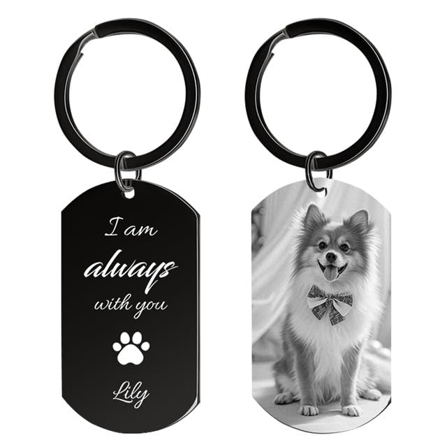 Rainsar Llavero Personalizados con Foto para Perros y Gatos - Regalos...