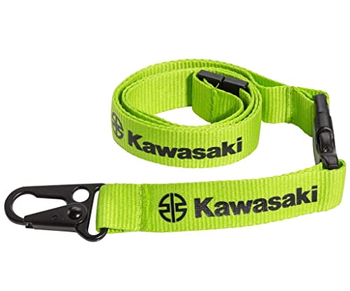Kawasaki Racing Team Lanyard - Llavero (original), color verde, verde y negro,...