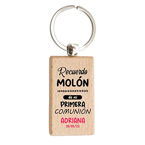 Lote 30 llaveros primera comunión personalizados frase Recuerdo Molón -...