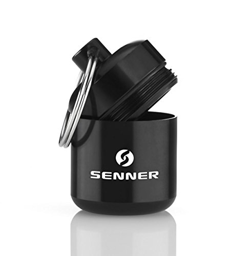 Senner - Pastillero con llavero, estable, impermeable, ideal para...