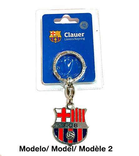 FC BARCELONA - Llavero f.c. Barcelona Escudo Plateado (Llavero)