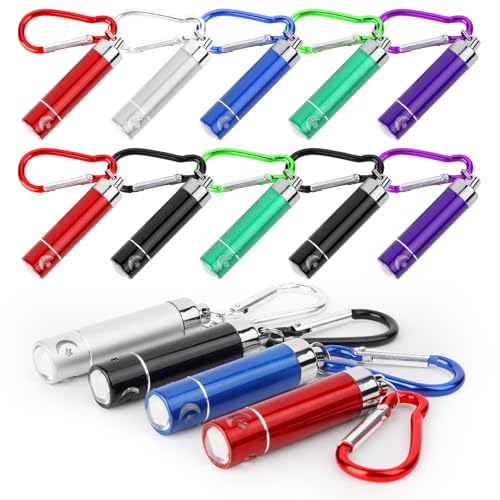 Lhdfyqt 14 Piezas Pequeña de Colores Linterna, Pequeña Linterna LED para...