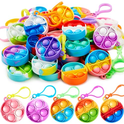 JOYIN Llaveros Pop, Mini Fidget Toys, a Granel, 30 Piezas, Recuerdos de Fiesta...