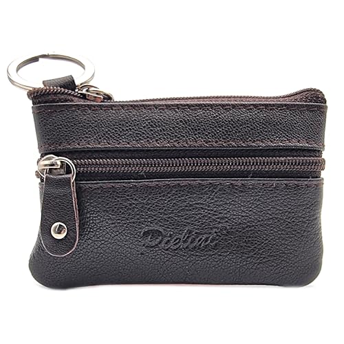 Llavero Monedero pequeño para Hombre con Cremallera. Fabricado en Piel por...