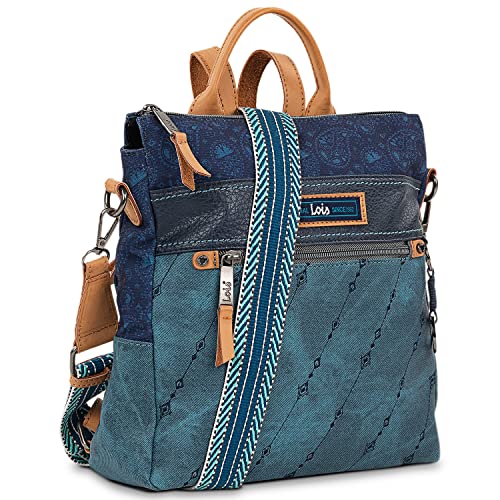 Lois - Bolso Mochila Mujer Elegante Tipo Casual Moderna Para Vestir Mochilas...