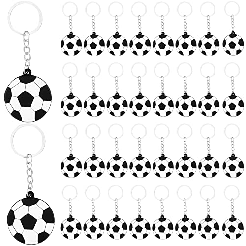 36 Piezas Mini de Llavero de Fútbol, Llaveros de balones deportivos para...