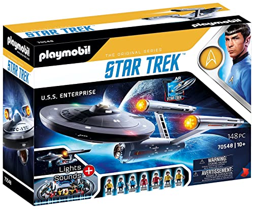 PLAYMOBIL Star Trek 70548 U.S.S. Enterprise NCC-1701, Con aplicación AR,...