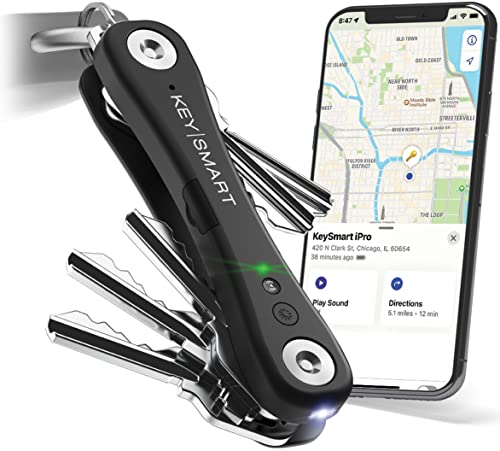 KeySmart iPro - Compatible con Apple Find My App - Find Your Lost Keys Smart Key...